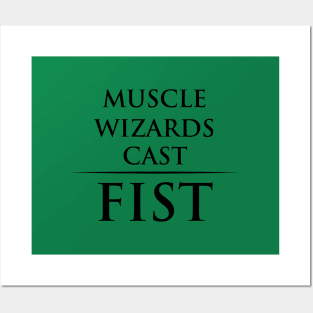 Muscle wizards cast FIST Posters and Art